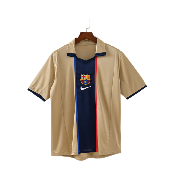 Camiseta Retro Barcelona 2001-2002 Visitante para Hombre