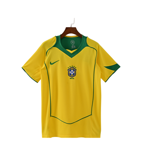 Camiseta Retro Brazil 2004 Local para Hombre