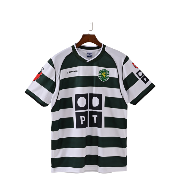 Camiseta Retro Sporting 2001-2003 Local para Hombre