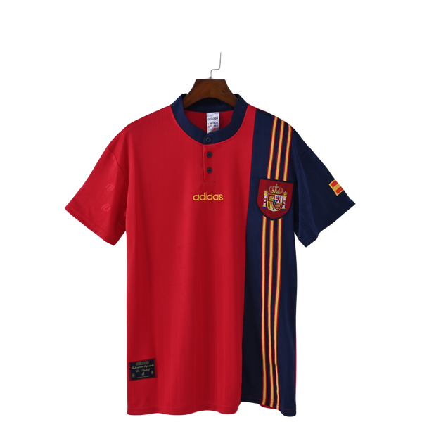 Camiseta Retro España 1996 Local para Hombre