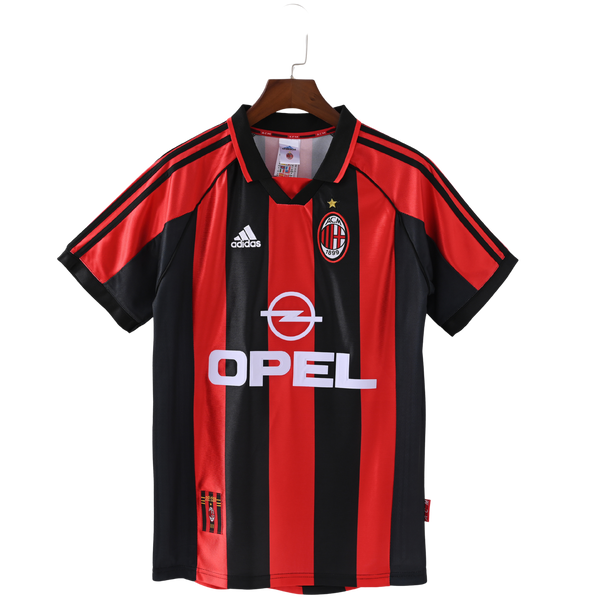 Camiseta Retro AC Milan 98-99 Local para Hombre