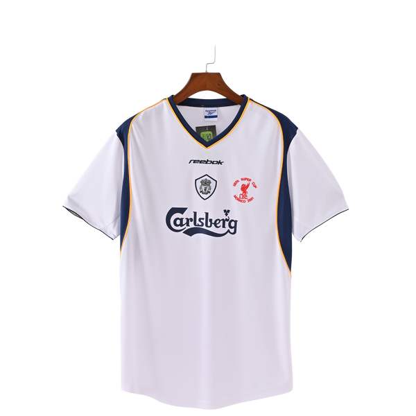 Camiseta Retro Liverpool 2001-2002 Visitante para Hombre